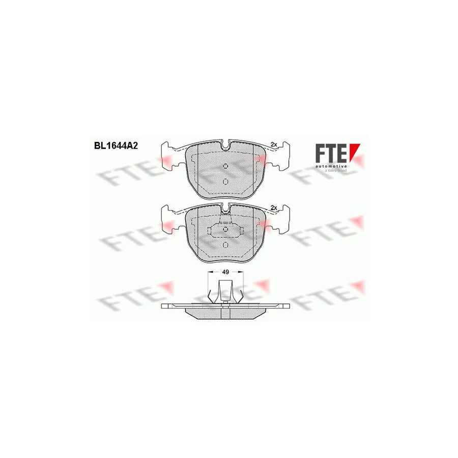 Fte BL1644A2 Brake Pad Set | ML Performance UK Car Parts