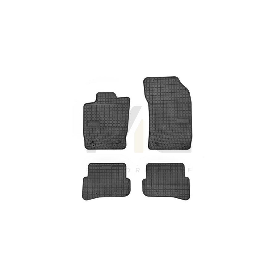 FROGUM 0734 Floor mat set for AUDI A1 Elastomer, Front and Rear, Quantity: 4, Black | ML Performance Car Parts