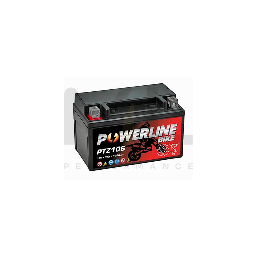 PTZ10S Powerline Motorcycle Battery 12V | Car Batteries UK | ML Performance Car Parts