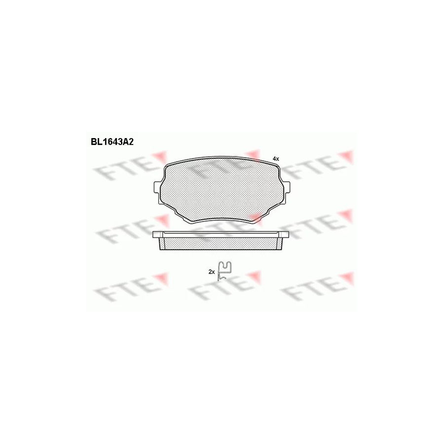 Fte BL1643A2 Brake Pad Set | ML Performance UK Car Parts