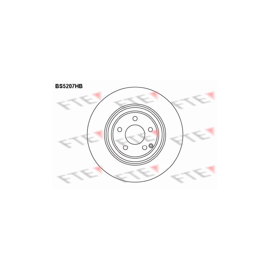 Fte 9082552 Brake Disc Suitable For Mercedes-Benz S-Class | ML Performance UK Car Parts