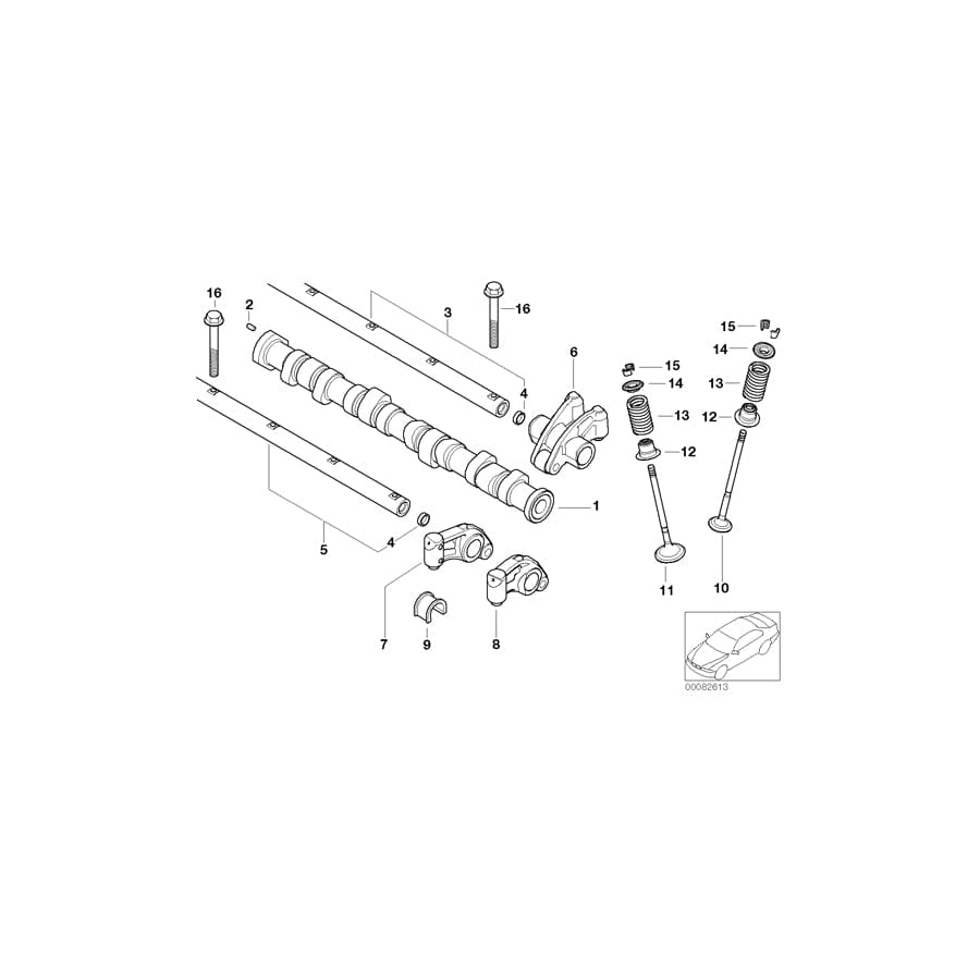 Genuine BMW 11121499316 R53 R50 Upper Spring Plate (Inc. One, One 1.4i & Cooper) | ML Performance UK Car Parts