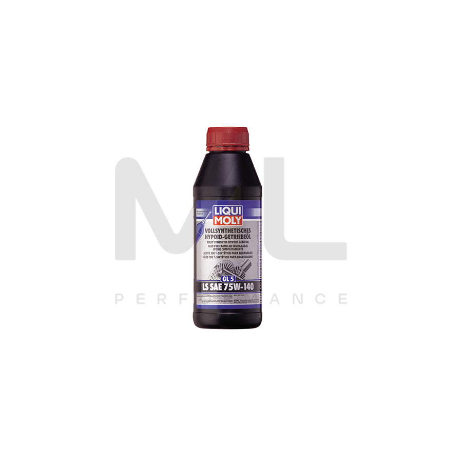 Liqui Moly Fully Synthetic Hypoid Gear Oil GL5 lS SAE 75W 140 20l