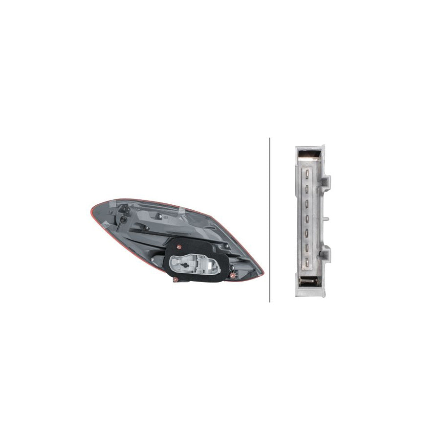 Hella 2SK 354 874-021 Rear Light Suitable For Mercedes-Benz C-Class Saloon (W205)