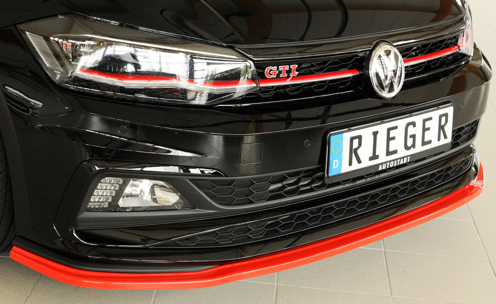 Rieger 00047220 VW Polo AW Front Splitter (Inc. Polo AW GTI) 4 | ML Performance UK Car Parts