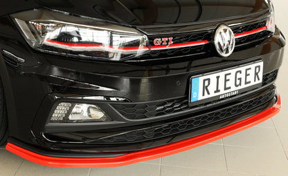 Rieger 00047220 VW Polo AW Front Splitter (Inc. Polo AW GTI) 4 | ML Performance UK Car Parts