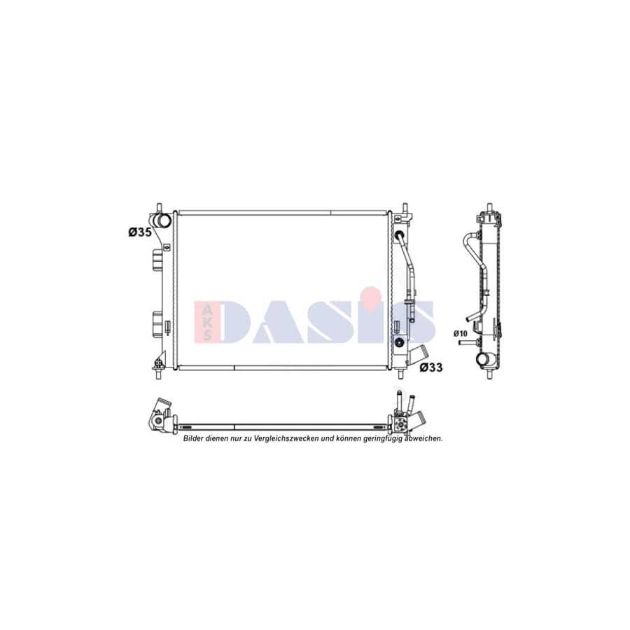 AKS Dasis 560093N Engine Radiator | ML Performance UK