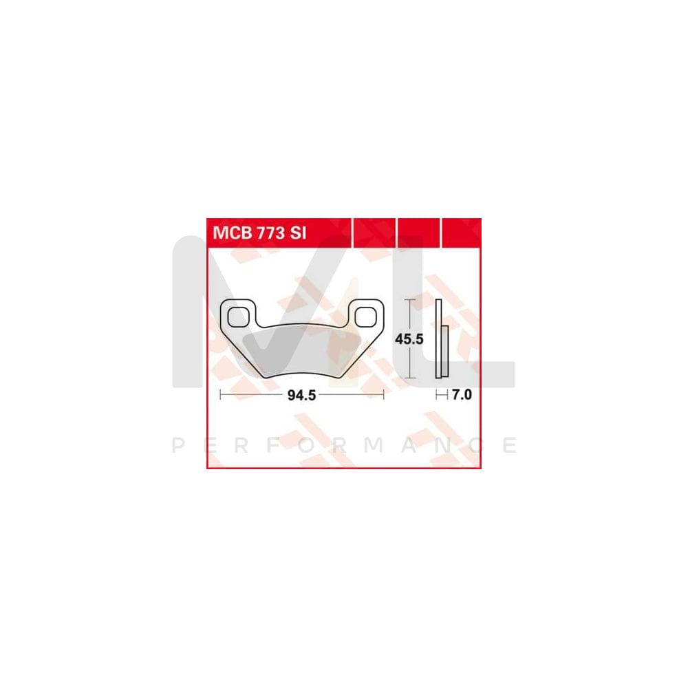 TRW Sinter Offroad Mcb773Si Brake Pad Set | ML Performance Car Parts