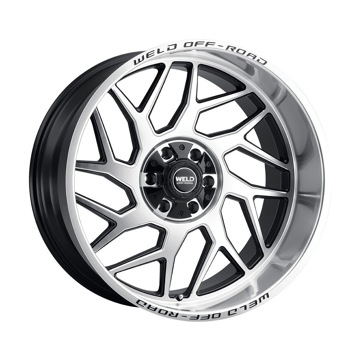 Weld W11822098475 Fulcrum W118 Wheel 22x12 6x135 ET-44 BS4.75 Gloss Black MACH