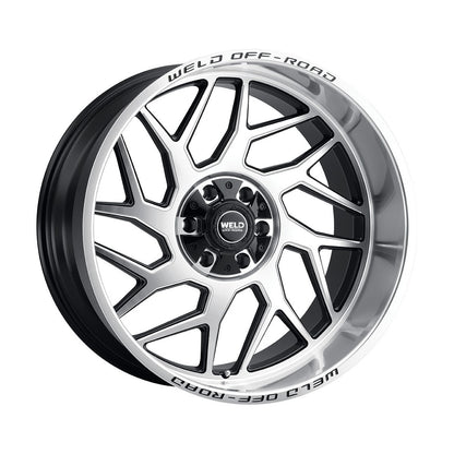 Weld W11822098475 Fulcrum W118 Wheel 22x12 6x135 ET-44 BS4.75 Gloss Black MACH