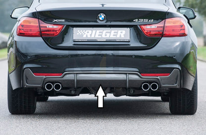 Rieger 00099268 BMW 4 Series F32 F33 F36 Rear Diffuser 1 | ML Performance UK Car Parts