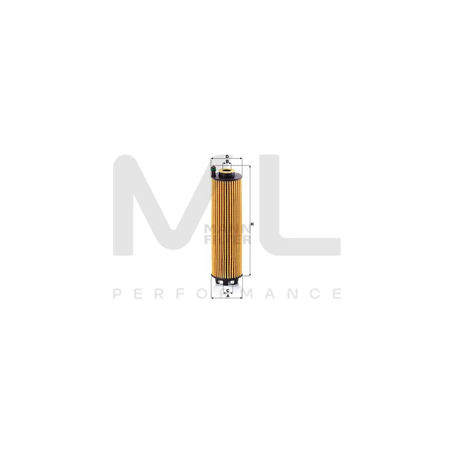 MANN-FILTER HU 6028 z Oil Filter with seal, Filter Insert | ML Performance Car Parts