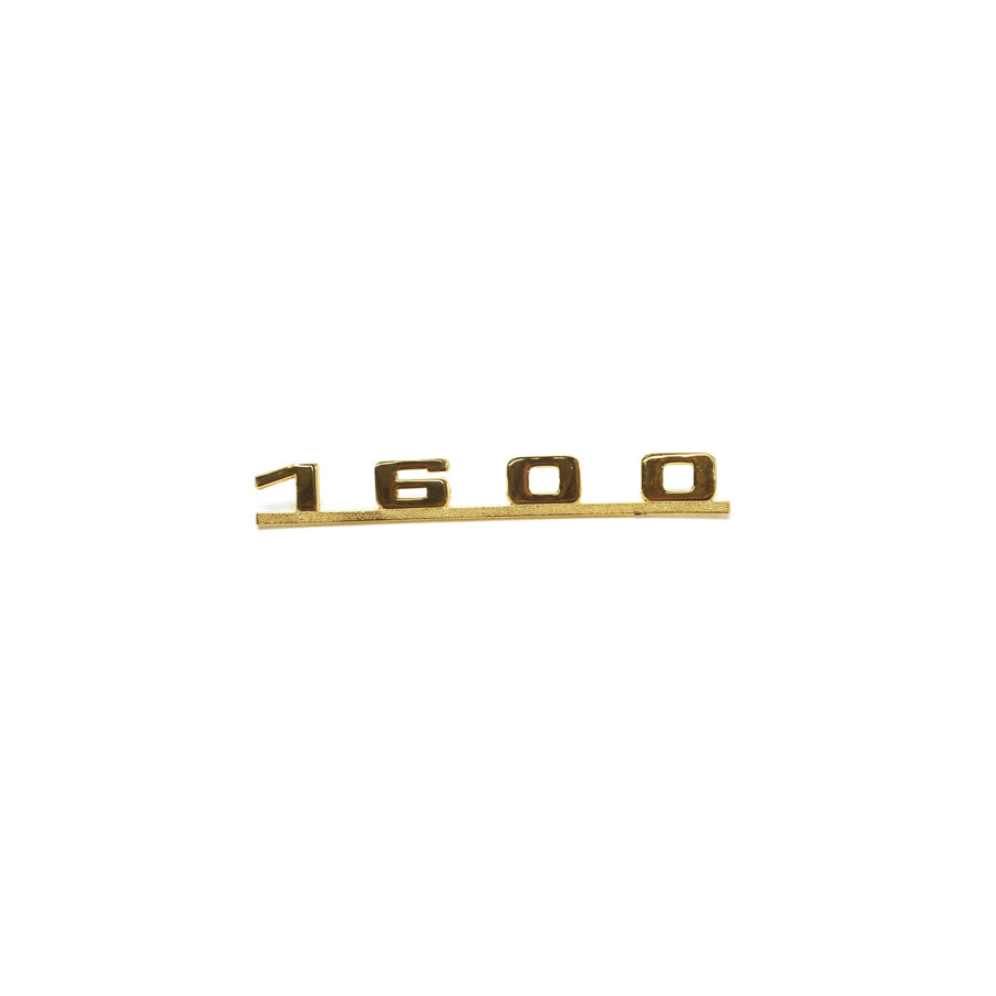 Genuine Porsche Rear Badge '1600', Gold Porsche 356 | ML Performance UK Car Parts