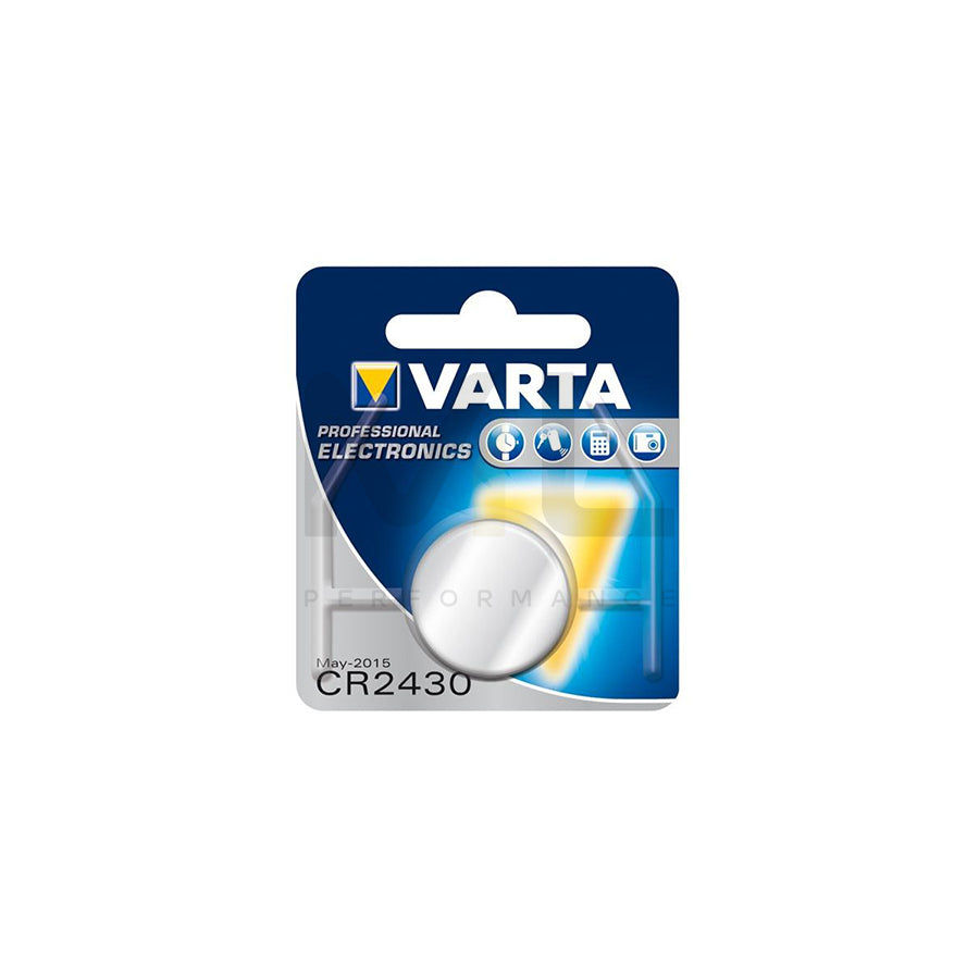 VARTA CR 2430 06430 101 401 Button cell battery 3V, 290mAh, Piece | ML Performance Car Parts