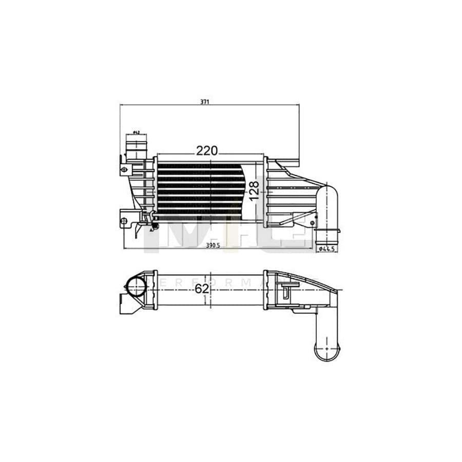 MAHLE ORIGINAL CI 514 000S Intercooler | ML Performance Car Parts