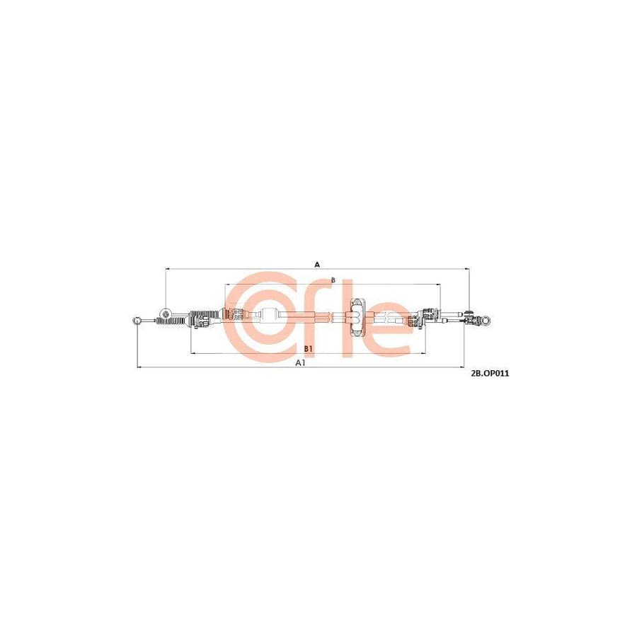 Cofle 2Cb.Op011 Cable, Manual Transmission