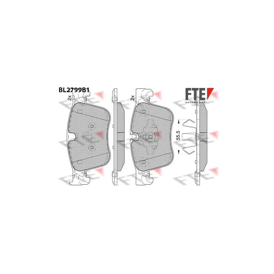 Fte 9011096 Brake Pad Set | ML Performance UK Car Parts