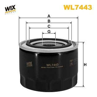 WIX Filters WL7443 Oil Filter