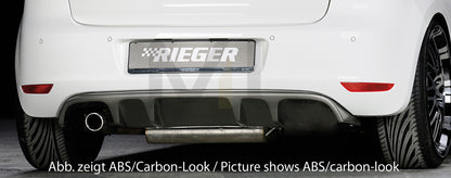 Rieger 00088144 VW Mk6 Golf Rear Diffuser 1 | ML Performance UK Car Parts