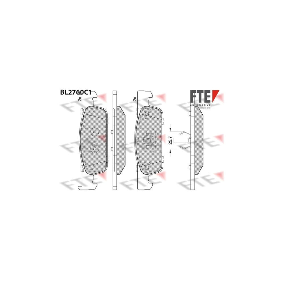 Fte 9011094 Brake Pad Set | ML Performance UK Car Parts