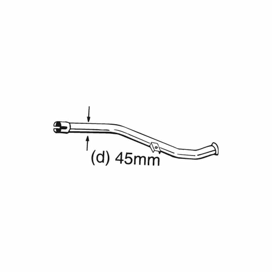 Bosal 889-157 Repair Pipe, Catalytic Converter For Citroën C15