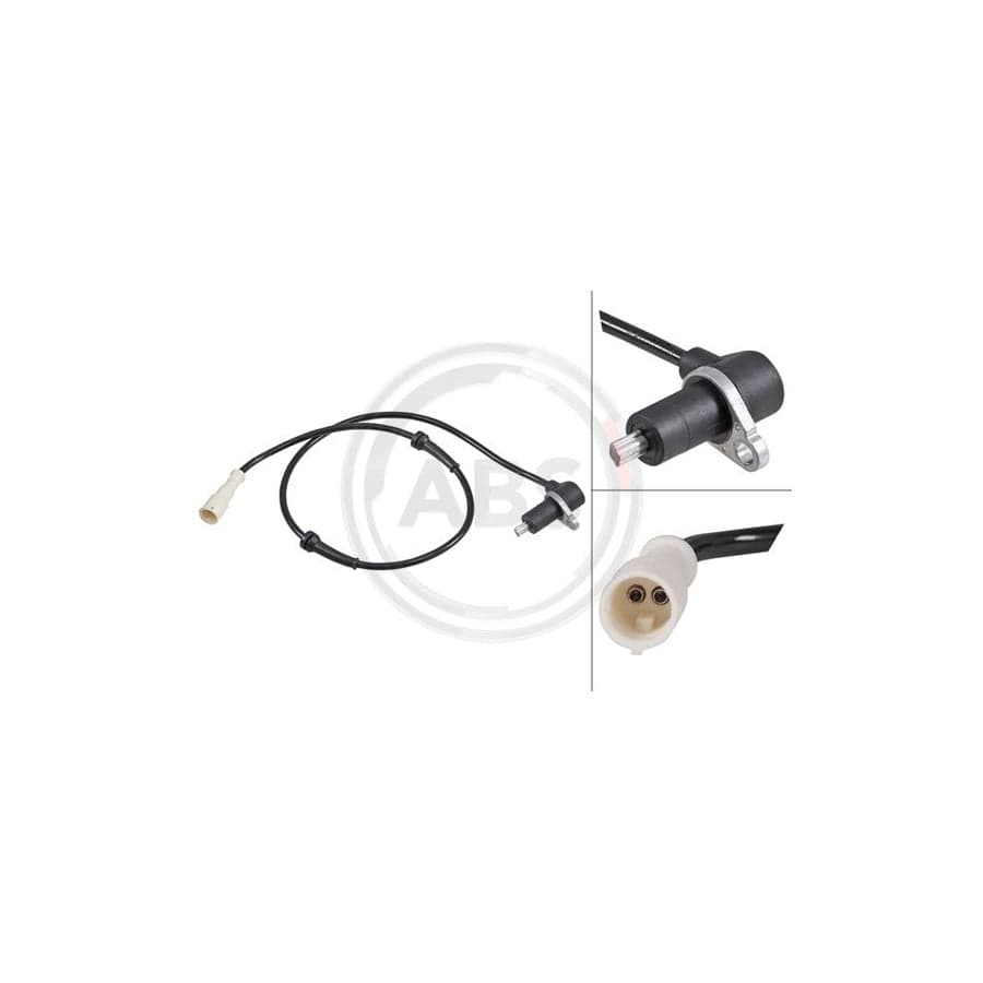 A.B.S. 31880 ABS Sensor for FIAT PALIO | ML Performance UK Car Parts