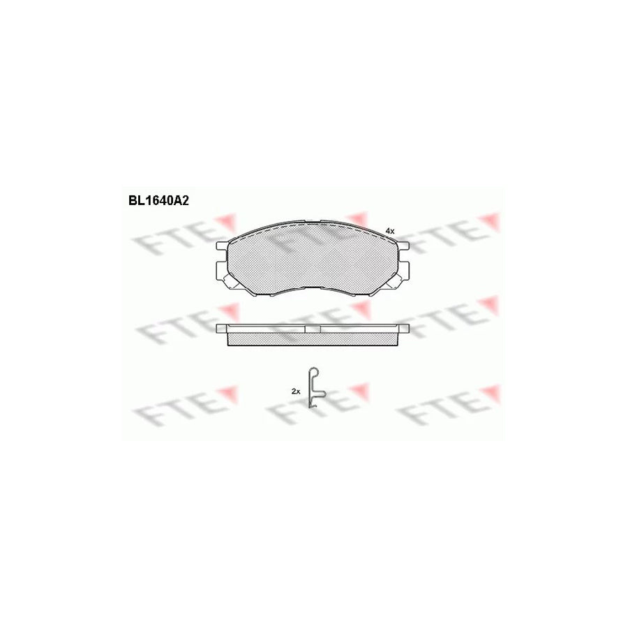 Fte BL1640A2 Brake Pad Set | ML Performance UK Car Parts