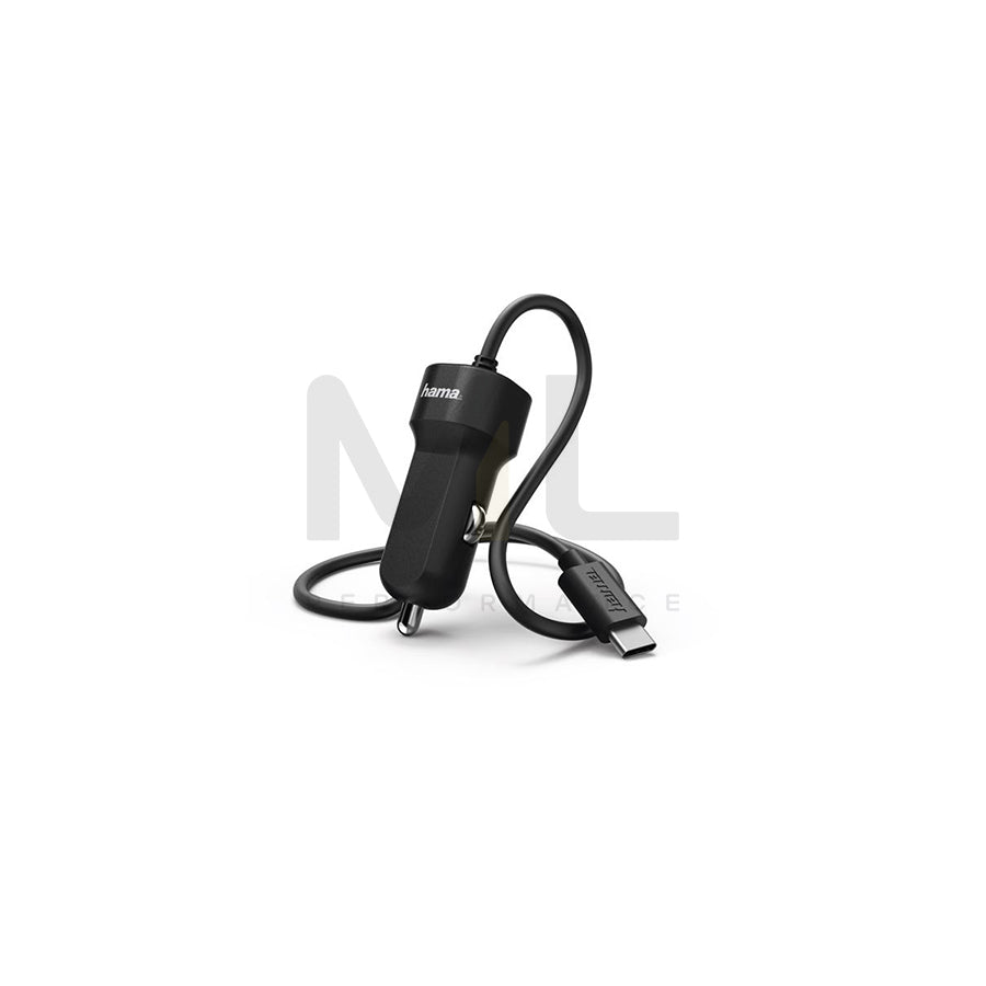 HAMA Essential Line 173618 In-car charger Number of inlets/outlets: 1, Black | ML Performance Car Parts