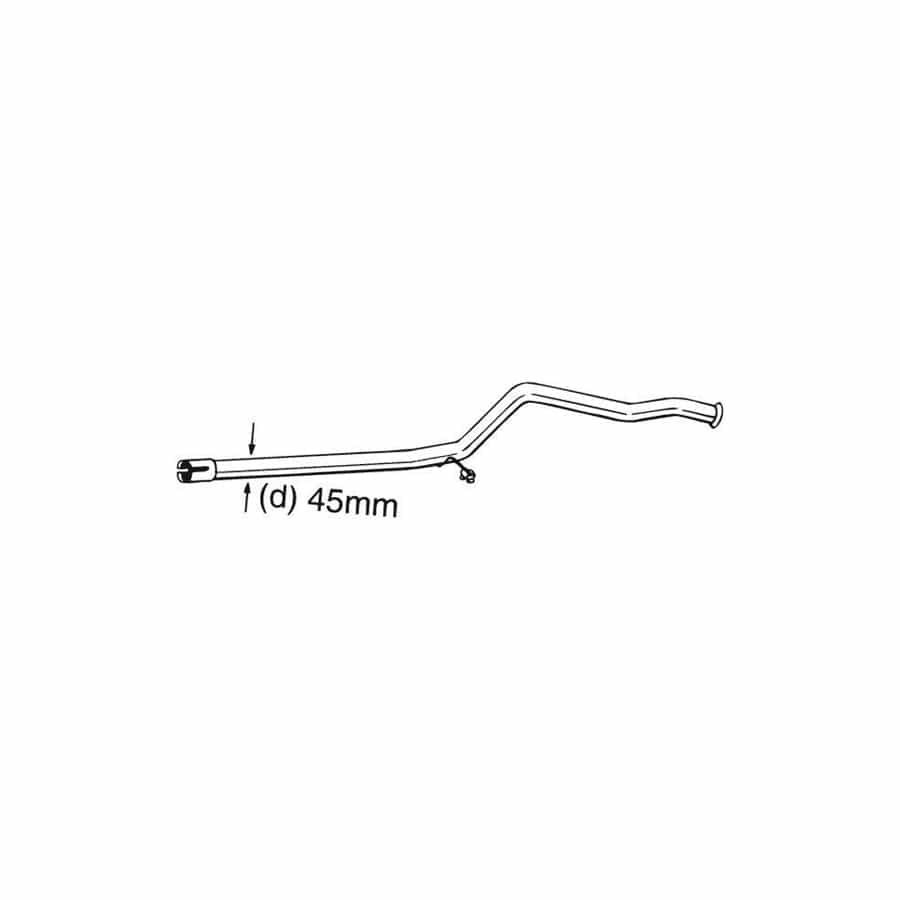 Bosal 889-181 Repair Pipe, Catalytic Converter For Peugeot 206