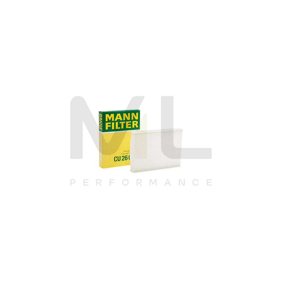 MANN-FILTER CU 26 006 Pollen filter Particulate Filter | ML Performance Car Parts