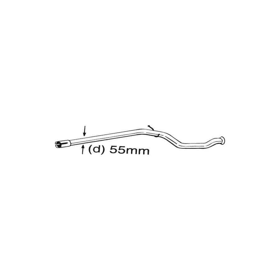 Bosal 889-535 Repair Pipe, Catalytic Converter For Peugeot 206 Hatchback (2A/C)