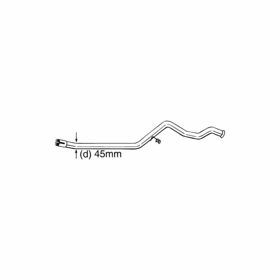 Bosal 889-503 Repair Pipe, Catalytic Converter For Peugeot 306