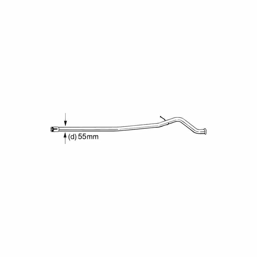 Bosal 889-315 Repair Pipe, Catalytic Converter For Peugeot 406