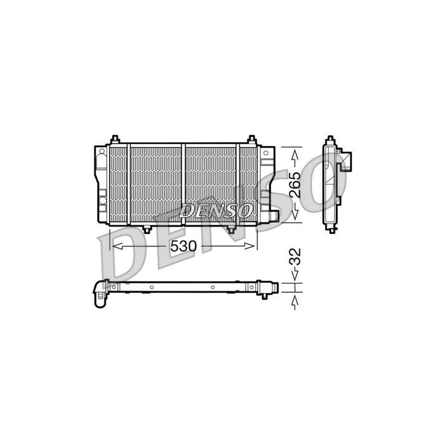 Denso DRM07002 Drm07002 Engine Radiator For CitroÃ«n C15 | ML Performance UK