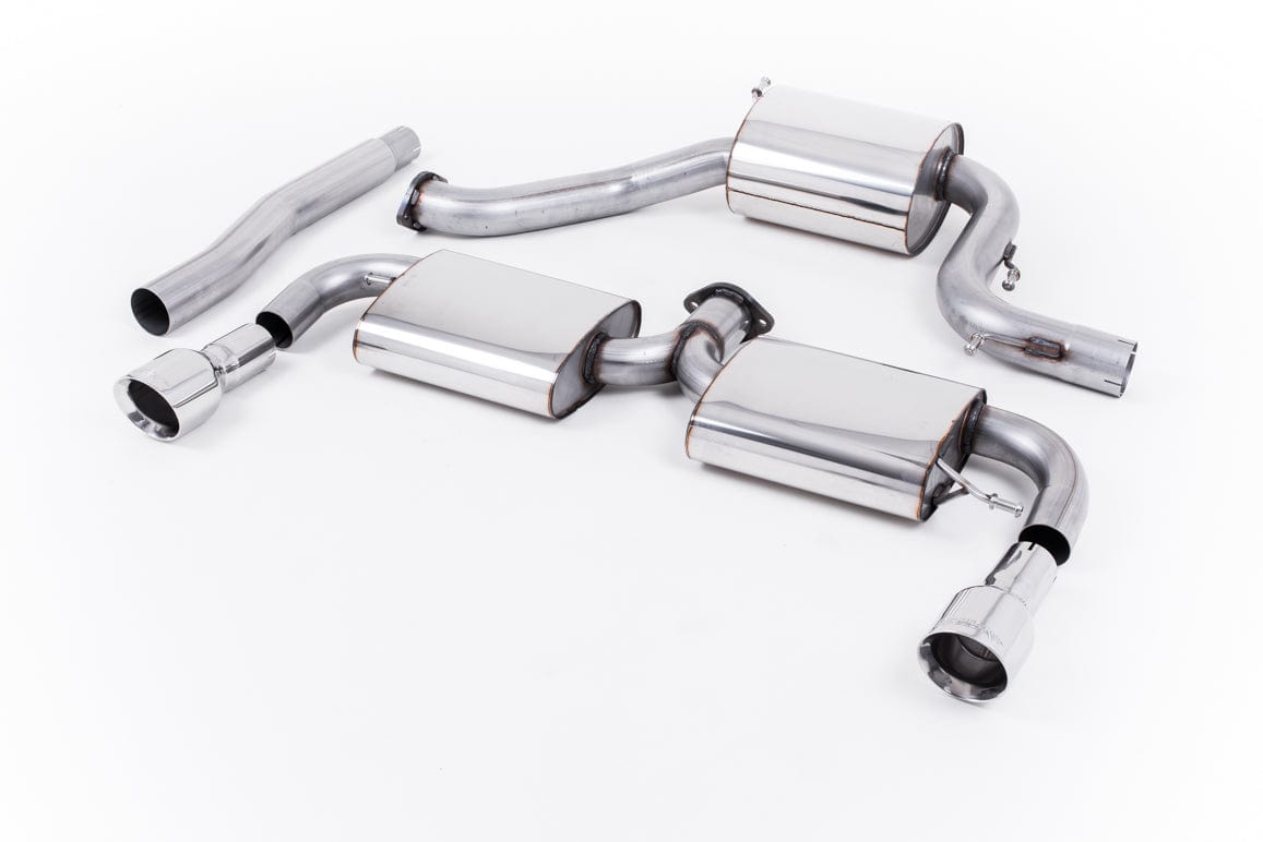 MillTek SSXVW159 Volkswagen Scirocco Cat-Back Exhaust