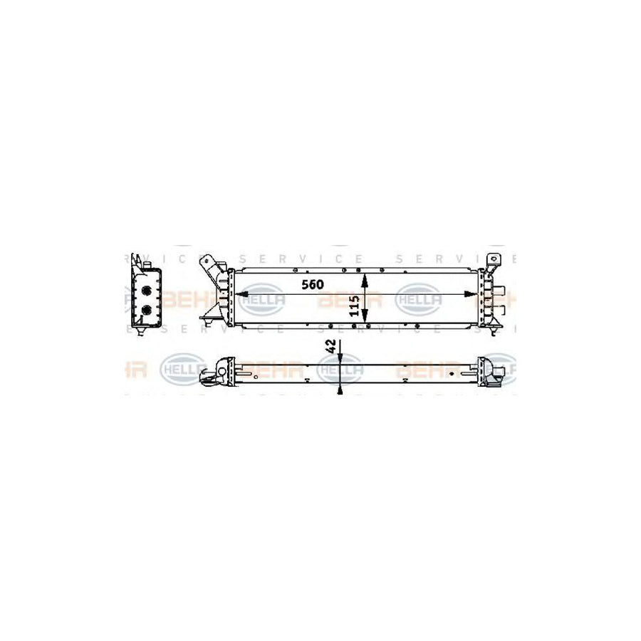 Hella 8MK 376 721-071 Engine Radiator