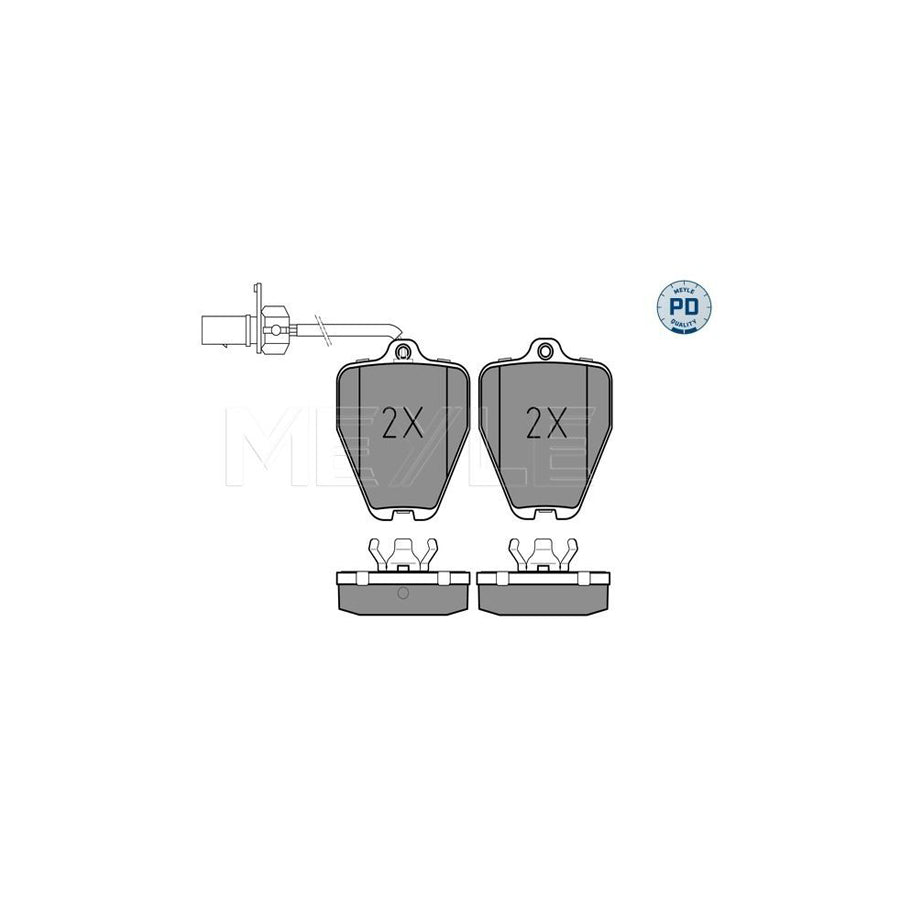 Meyle 025 214 5218/Pd Brake Pad Set