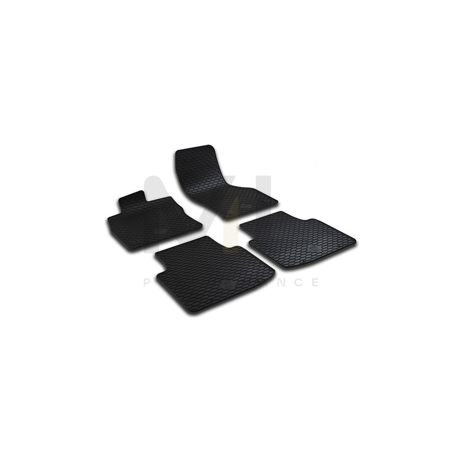 WALSER Tailored 50819 Floor mat set for VW Arteon (3H7) Elastomer, Front and Rear, Quantity: 4, Black | ML Performance Car Parts