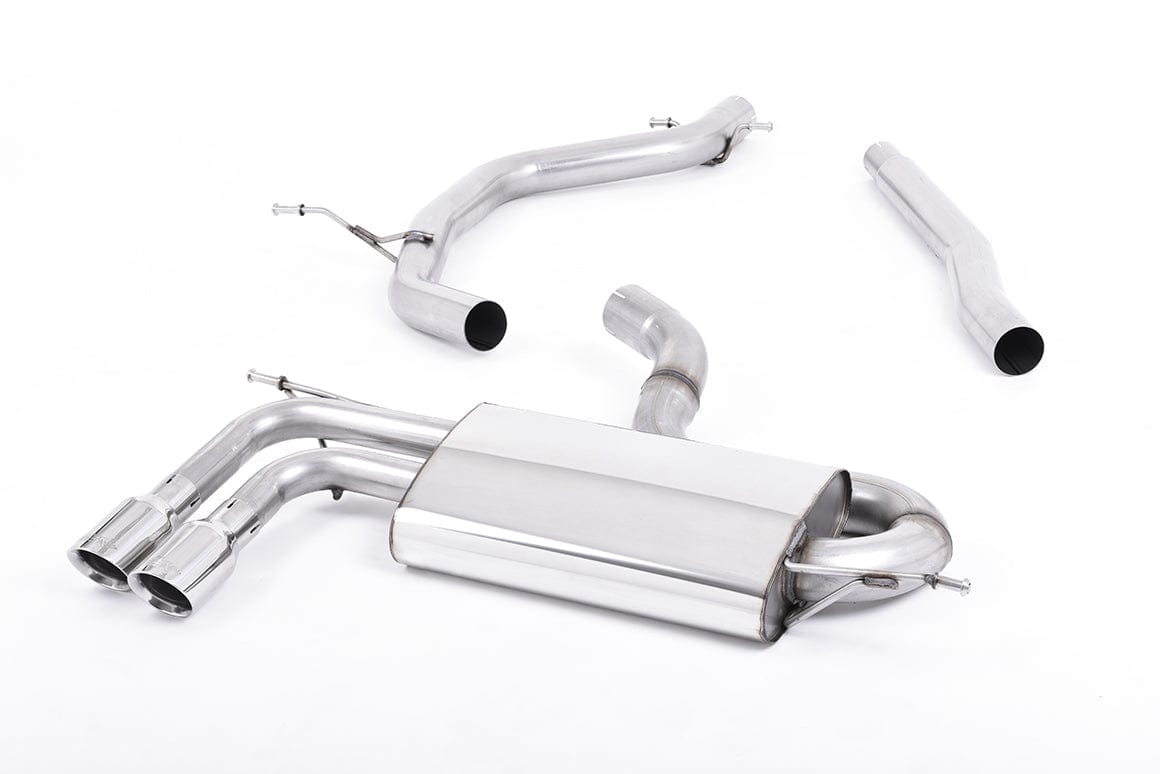 MillTek SSXVW149 Audi A3 Non-Resonated Cat-Back Exhaust