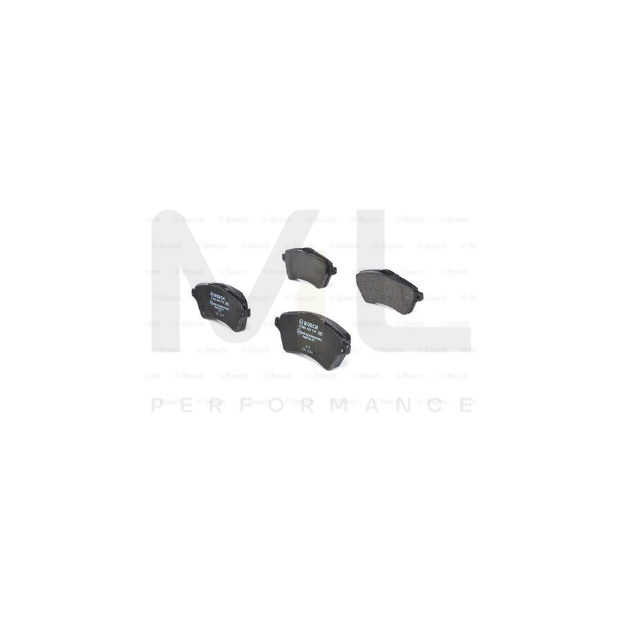 Bosch 0986424721 Brake Pad Set For Land Rover Freelander With Anti-Squeak Plate BP432 | ML Performance Car Parts