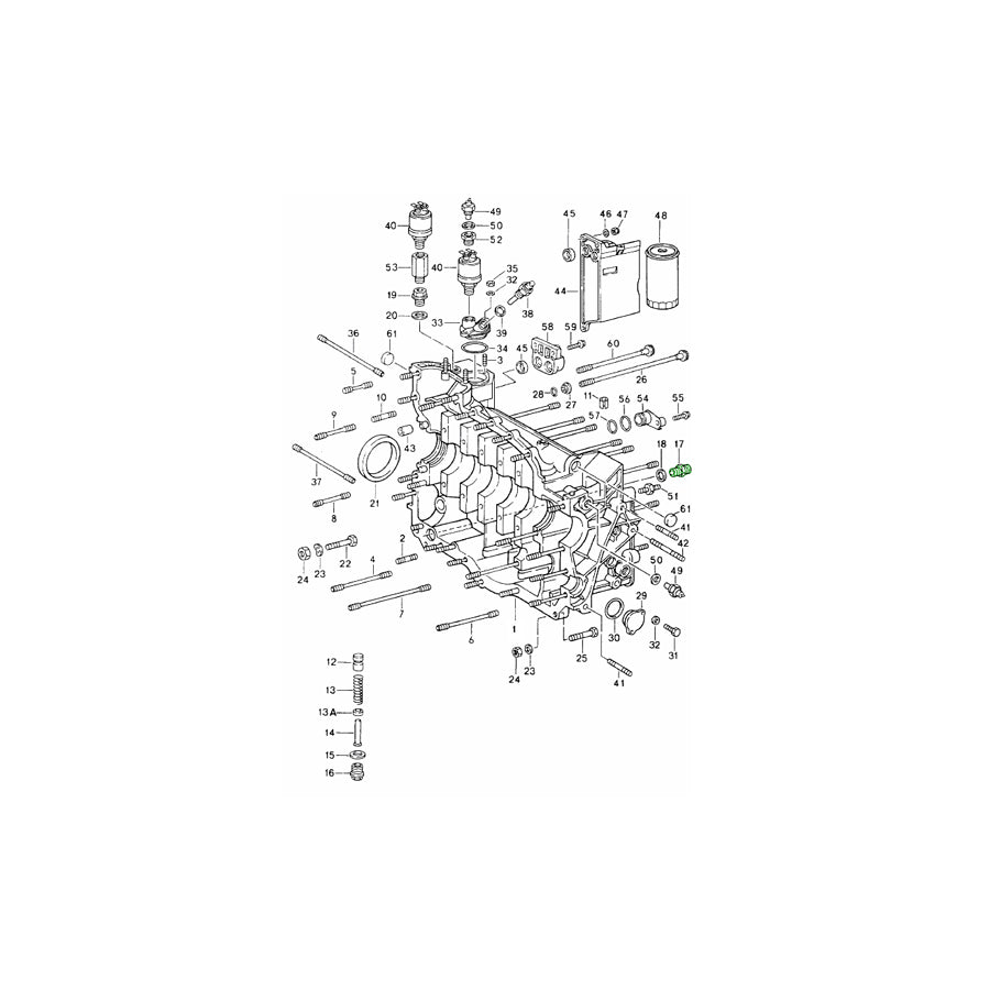 Genuine Porsche Crankcase Screw Socket Porsche 964 | ML Performance UK Car Parts