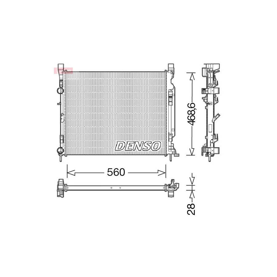 Denso DRM23037 Drm23037 Engine Radiator | ML Performance UK