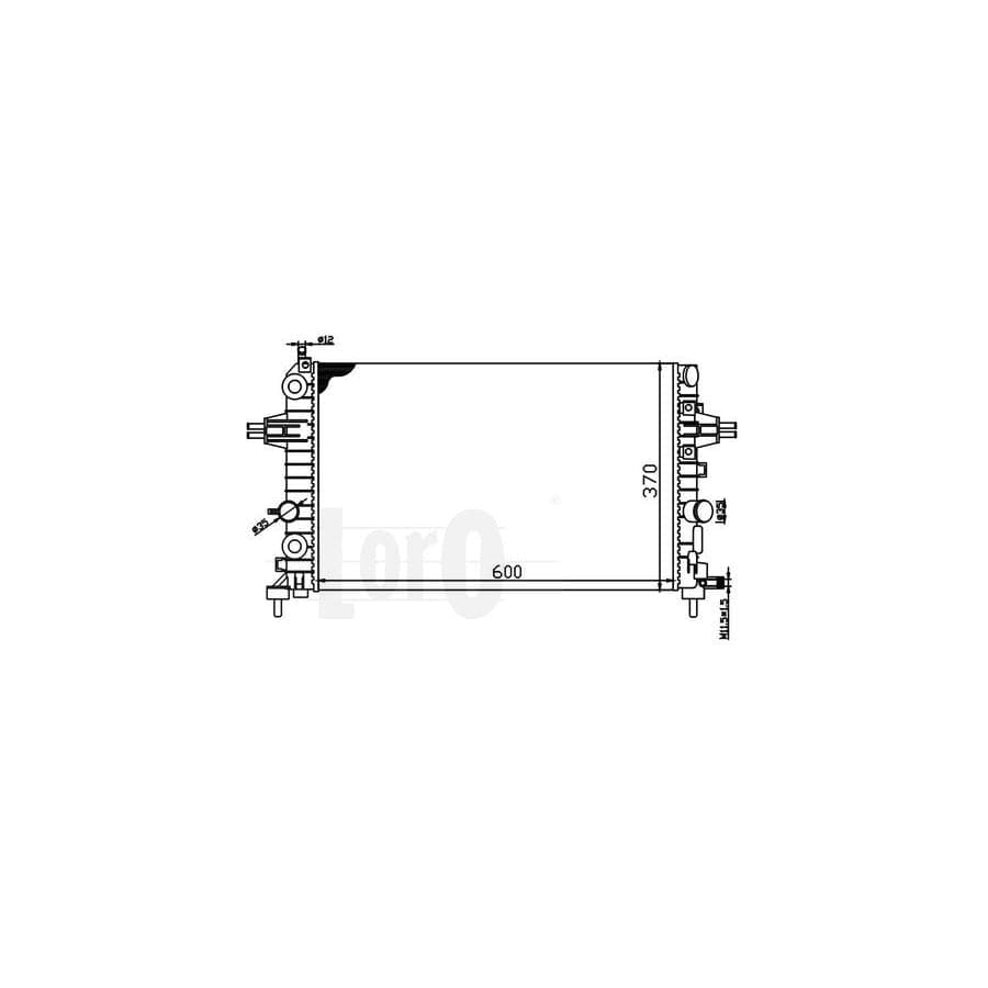 Abakus 0370170029 Engine Radiator | ML Performance UK