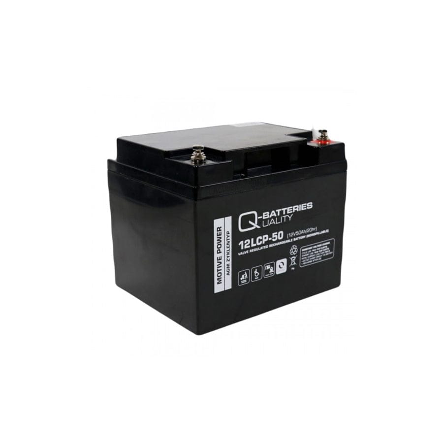 Q-Batteries 12LCP50 12V 50Ah Lead acid battery Cycle type AGM Deep Cycle VRLA | ML Performance UK Car Parts