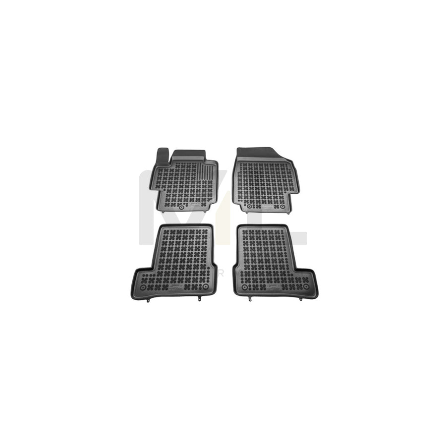 REZAW PLAST Tailored 201810 Floor mat set for NISSAN Micra III Hatchback (K12) Elastomer, Front and Rear, Quantity: 4, Black | ML Performance Car Parts