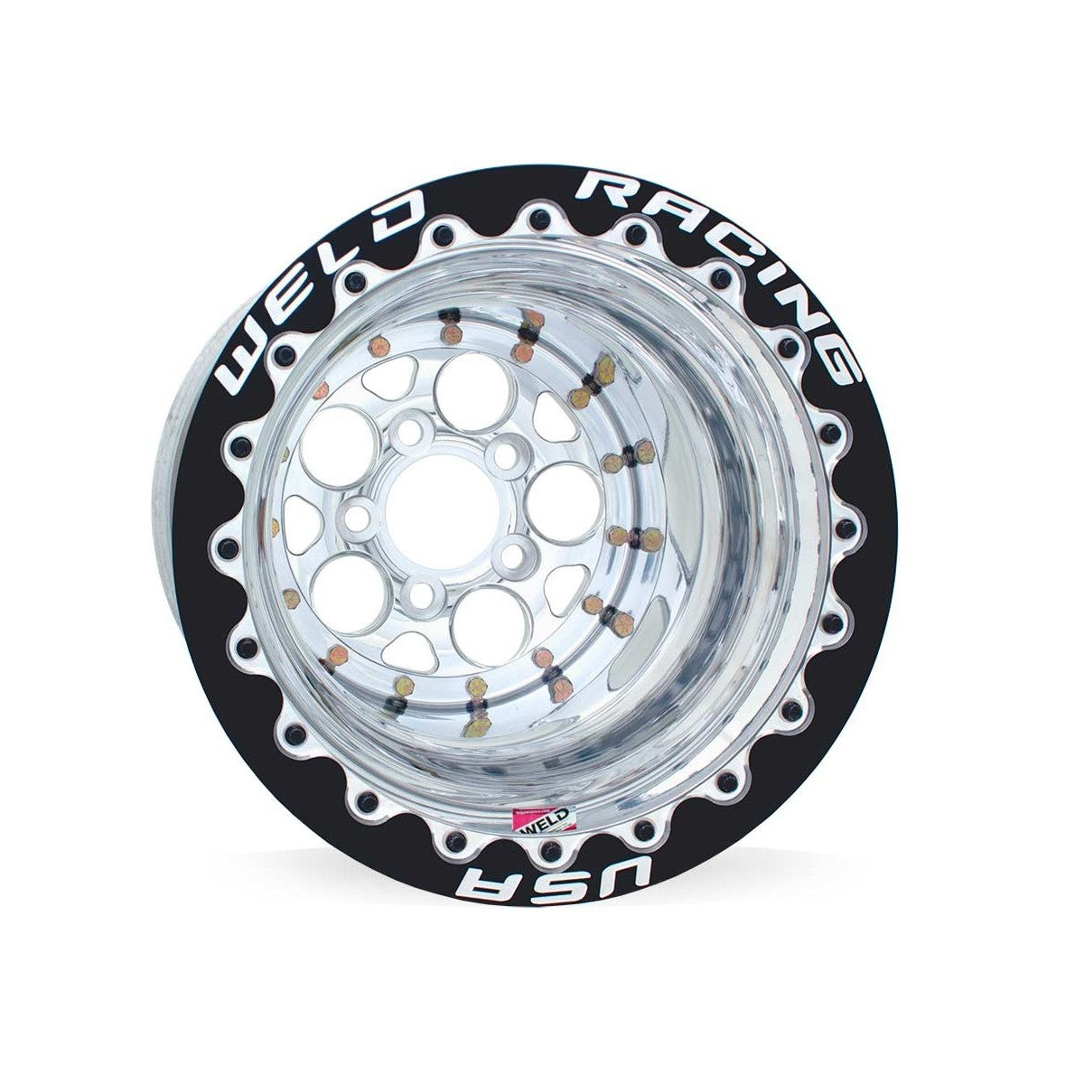 Weld 86P-515280CB Magnum Wheel 15x15 5x4.75 ET-76 BS5 Polished Center - Polished Shell