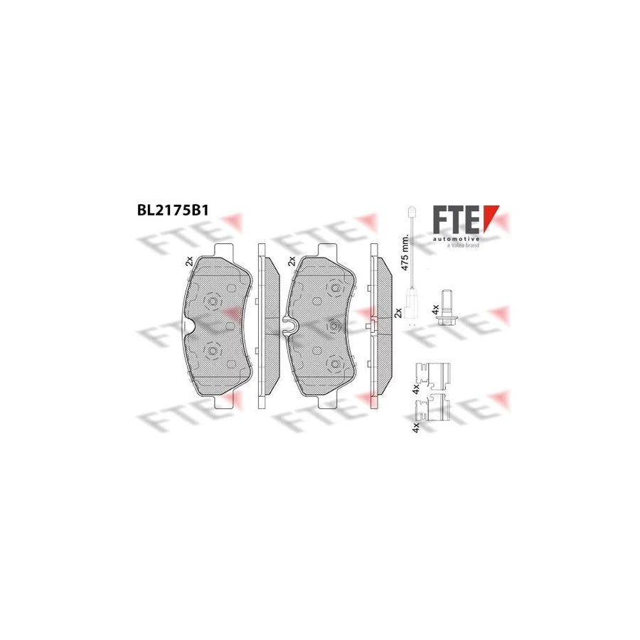 Fte 9011087 Brake Pad Set | ML Performance UK Car Parts