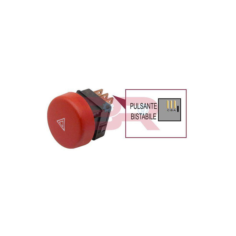 Botto Ricambi BREL9302 Hazard Light Switch For Iveco Daily