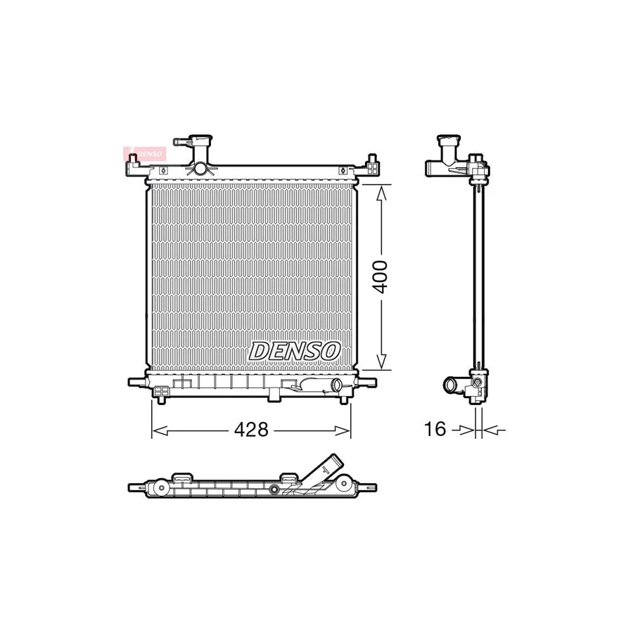 Denso DRM46072 Drm46072 Engine Radiator For Nissan Micra Iv Hatchback (K13) | ML Performance UK