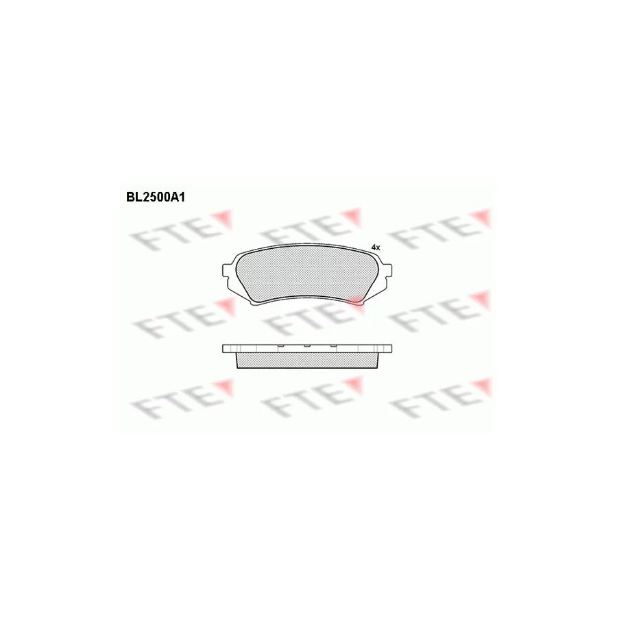 Fte BL2500A1 Brake Pad Set | ML Performance UK Car Parts